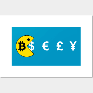 Bitcoin BTC Crypto Cryptocurrency Hodl Posters and Art